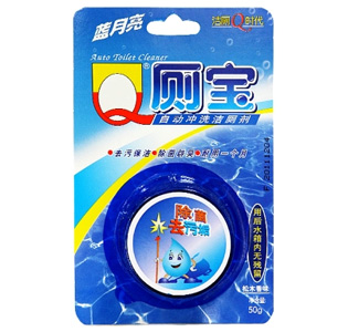 藍月亮Q廁寶50g（自動清潔、除菌辟臭、耐用一月）